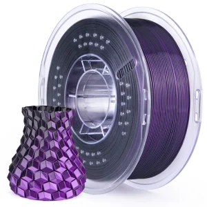 NEGRO VIOLETA SILK PLA Elegoo Filamento - 1.75mm-1KG- 50.203.0466