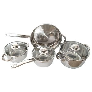 Set de cocción de acero inoxidable de 4 piezas VONNE CCN092