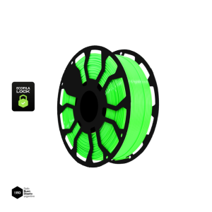 Verde Fluo CON CARRETEL Filamento Hellbot ECOFILA PLA 1,75mm 1kg ECOFILA 3586