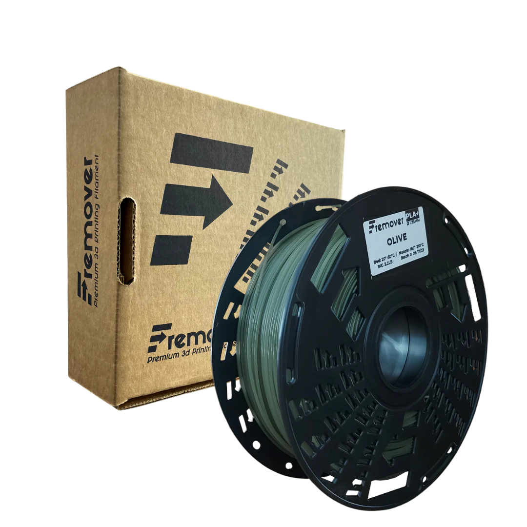 VERDE Oliva PLA FREMOVER CON Caja Filamento 1 KG