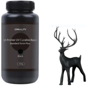 Negra Dura PLUS Resina Creality botella PLASTICO 500g