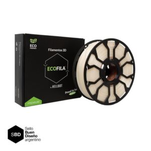 Diamante traslucido CON CARRETEL Filamento Hellbot ECOFILA 1Kg PLA 1,75mm ECOFILA 3619
