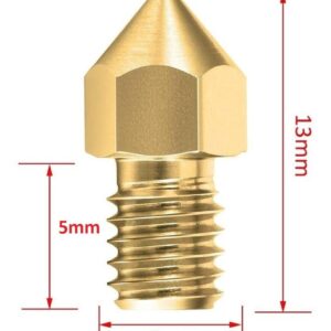31091-Pico de Bronce MK8 0.2mm Filamento 1.75 - nozzle hotend