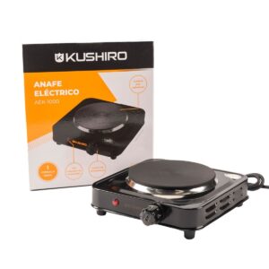 Anafe eléctrico 1 hornalla 1000 W KUSHIRO AEK-1000