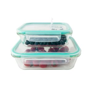 Set de 2 contenedores con tapa - 0,6 L y 1,5 L  CCN009