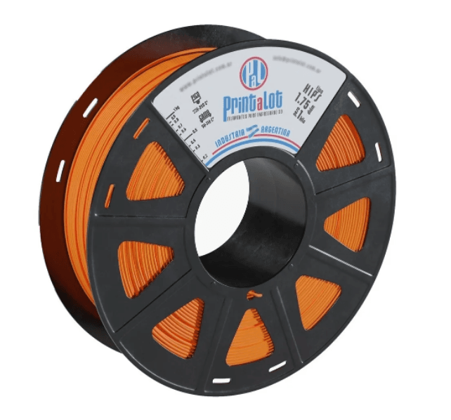 NARANJA HIPS PrintaLot x1KG Filamento 3D DIAMETRO 1,75mm