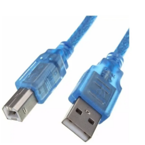 Cable Usb 2.0 A/b Para Impresora 1.25 Metros azul