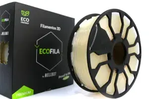 NATURAL CRISTAL CON CARRETEL PLA HELLBOT Filamento 3D 1,75mm x 1K GECOFILA 3641