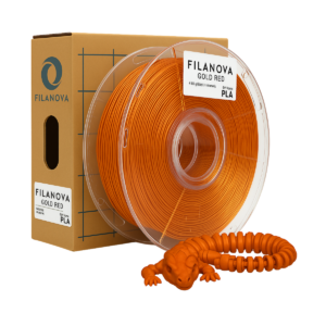 Gold Red Oro Rojo Filamento PLA Dual Color  Filanova x 1Kg