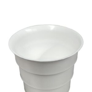 BLANCO Escalonado Mate Interior Polímero Impresión 3d Sin bombilla cant1 N3D