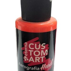FLUO NARANJA Pintura Aerografia Eterna Hard Superficies Rigidas 50ml X 15 COD 181