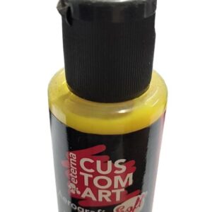 AMARILLO MEDIO Pintura Aerografia Eterna Hard Superficies Rigidas 50ml X 15 COD 11