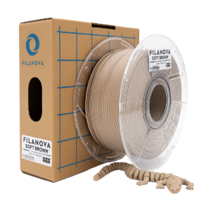 MARRON Soft Brown PLA Filanova x 1Kg Filamento 1.75