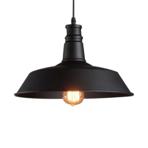 Luminaria Lampara colgante tipo industrial sin jaula