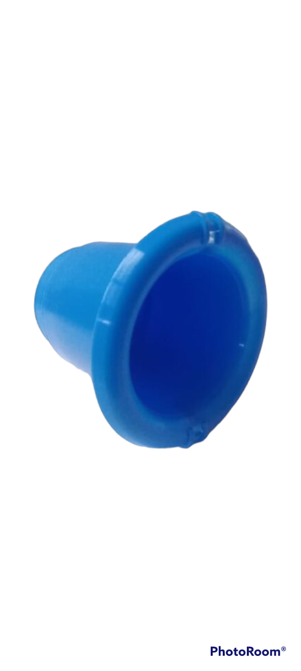 Celeste interior mate polimero pacha sin bombilla