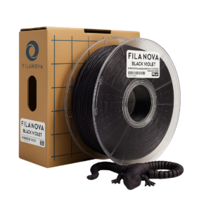 Black Violet Negro Violeta Filamento PLA Dual Color  Filanova x 1Kg