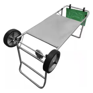 Carro mesa playero de acero plegable