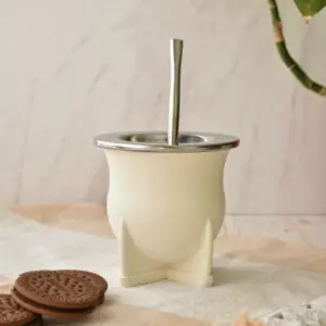 TIZA MATE LASERABLE con bombilla acero inoxidable