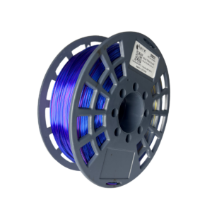 SILK Tri ORO PURPURA AZUL Gold Purple Blue GST CON CAJA PLA Filamento 3D 1.75 1KG Tricolor