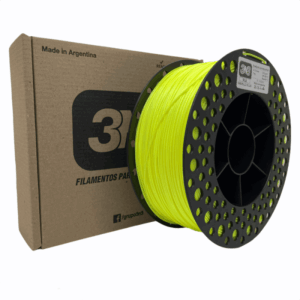 AMARILLO FLUO PLA 3N3 FILAMENTO 3D 1.75MM 1KG M80IAF175CJ