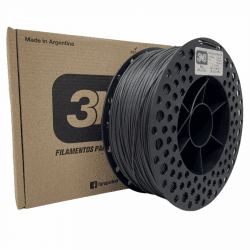 GRIS ACERO PLA 3N3 FILAMENTO 3D 1.75MM 1KG M80IGA175CJ