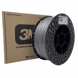 3NMAX GRIS PLOMO PLA+ 3N3 FILAMENTO 3D 1.75MM 1KG 3NMAXKG