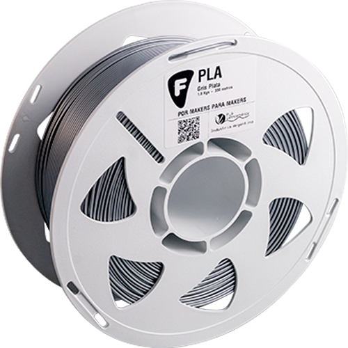 GRIS PLATA FilAr Filamento PLA 1.75 1KG