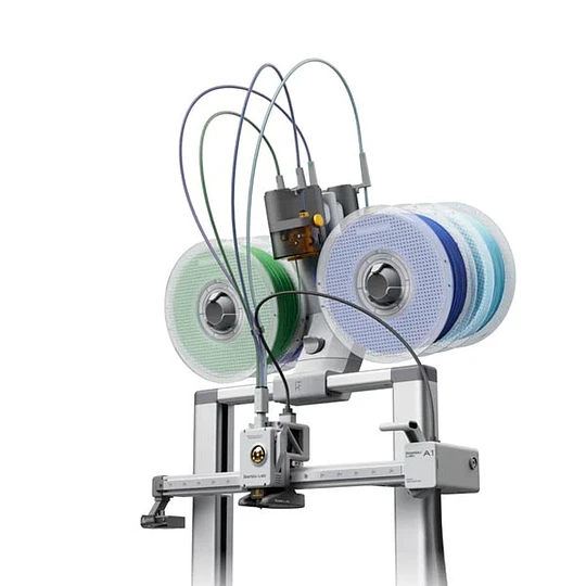 A1 Combo de exposición 256x256x256mm Impresora 3D FDM Bambu Lab usada 30 días de garantía se retira armada en suc moron - Imagen 2