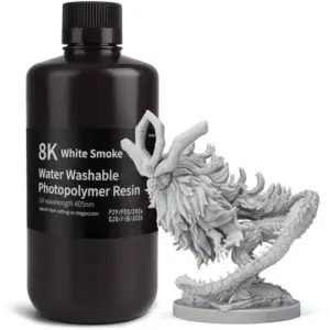 BLANCO AHUMADO LAVABLE AL AGUA 8K RESINA ELEGOO 1Kg 50.103.0140