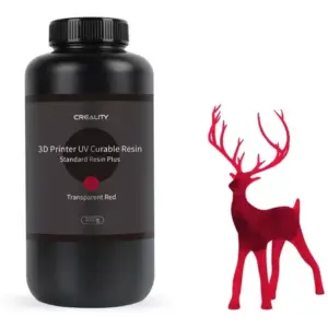 Rojo Transparente DURA Standard Plus Resina Creality 500G 0.5KG 3302020082