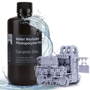 GRIS LAVABLE AL AGUA RESINA ELEGOO 1KG 50.103.0117