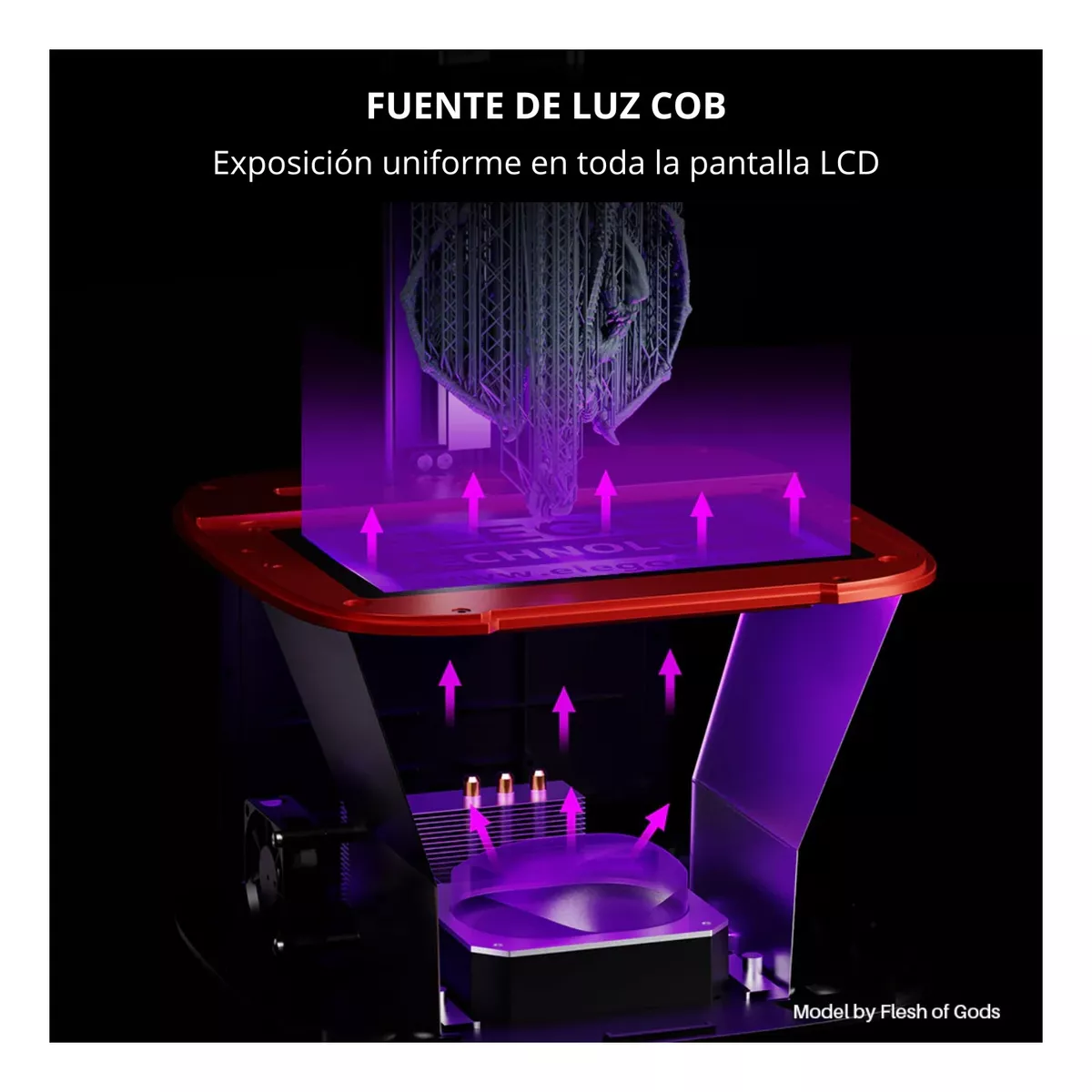 Mars 4 9k 153x77x175mm Lcd Impresora Resina Elegoo - Imagen 4