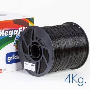 NEGRO 4kg PETG MEGAFILL Grilon -No Rebobinable- M10IAM175C4