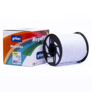 BLANCO 4kg PETG MEGAFILL Grilon  -No Rebobinable-