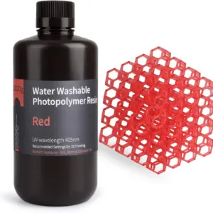 ROJO LAVABLE AL AGUA RESINA ELEGOO 500Gr 50.103.0002