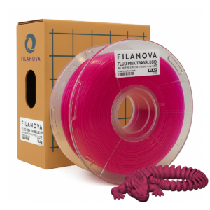ROSA FLUO TRANSLUCIDO Fluo Pink Translucid PLA Filanova x 1Kg Filamento 1.75