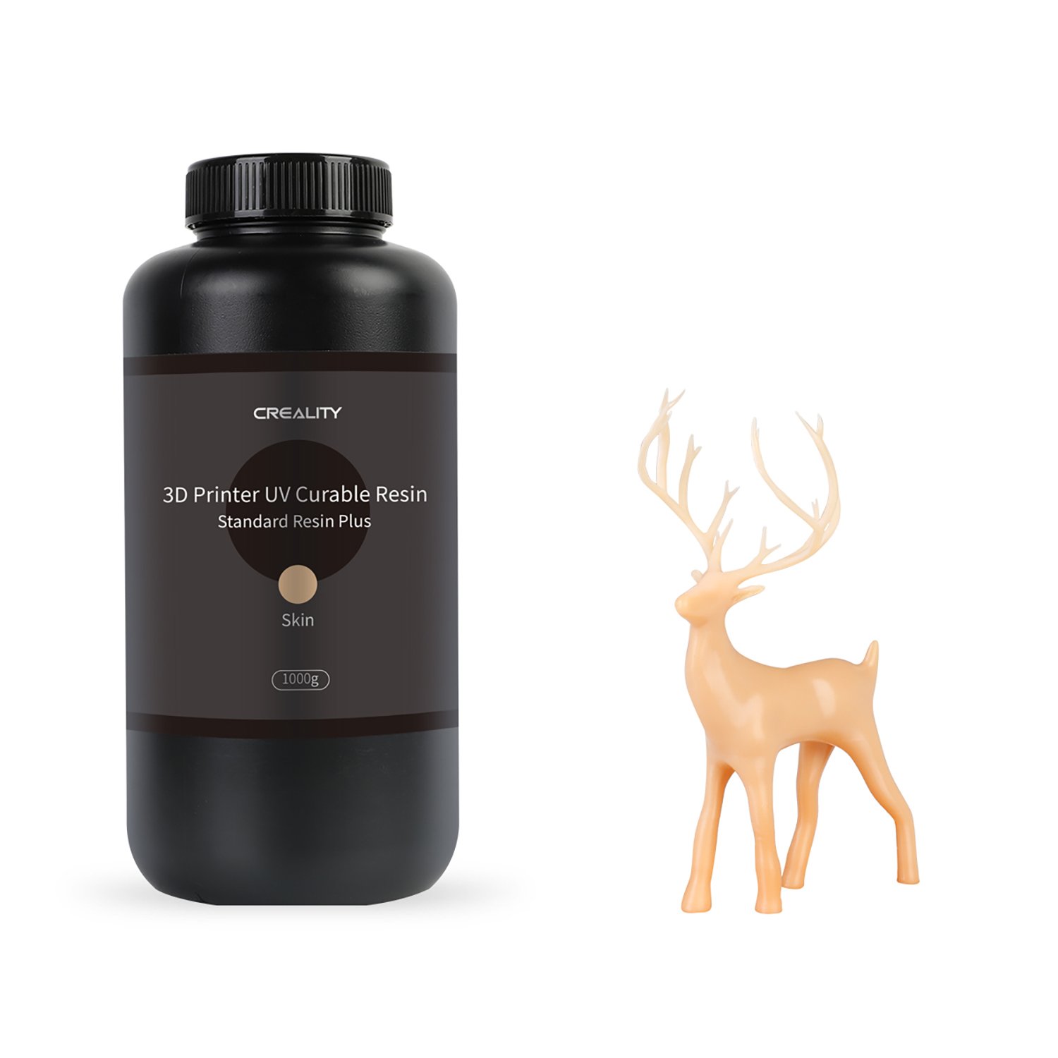 PIEL SKIN Resina dura Plus Creality botella plastica 500g 0.5kg 3302020064