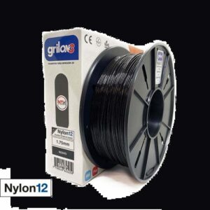 NEGRO NYLON12 GRILON FILAMENTO 3D 1.75MM 1KG M12ING175CJ