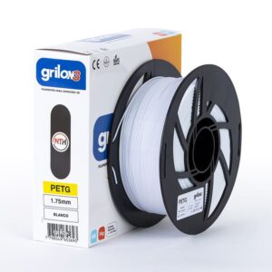 BLANCO PETG GRILON FILAMENTO 3D 1.75MM 1KG M77IBL175CJ