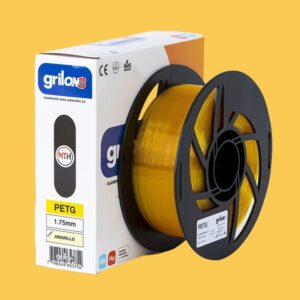 AMARILLO CLEAR PETG GRILON FILAMENTO 3D 1.75MM 1KG M77IAM175CJ