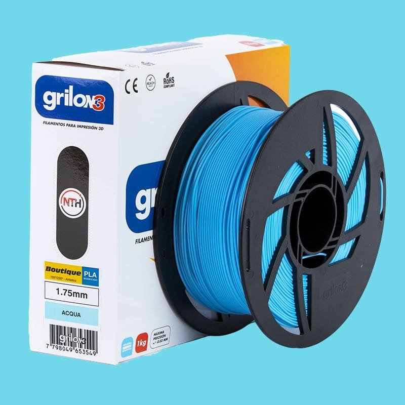 ACQUA PLA BOUTIQUE GRILON FILAMENTO 3D 1.75MM 1KG M17IAQ175CJ