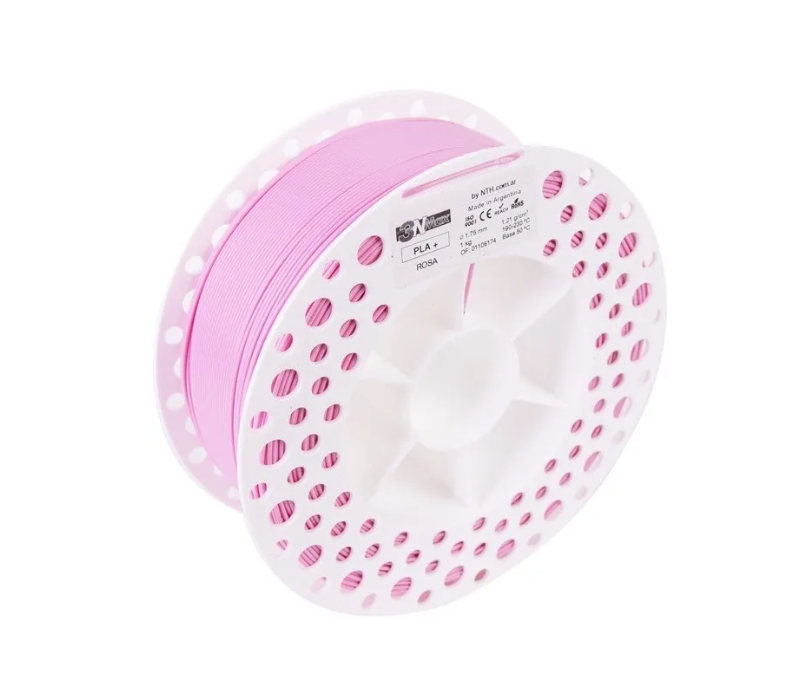 3NMAX ROSA PLA+ 3N3 FILAMENTO 3D 1.75MM 1KG PLAMAS