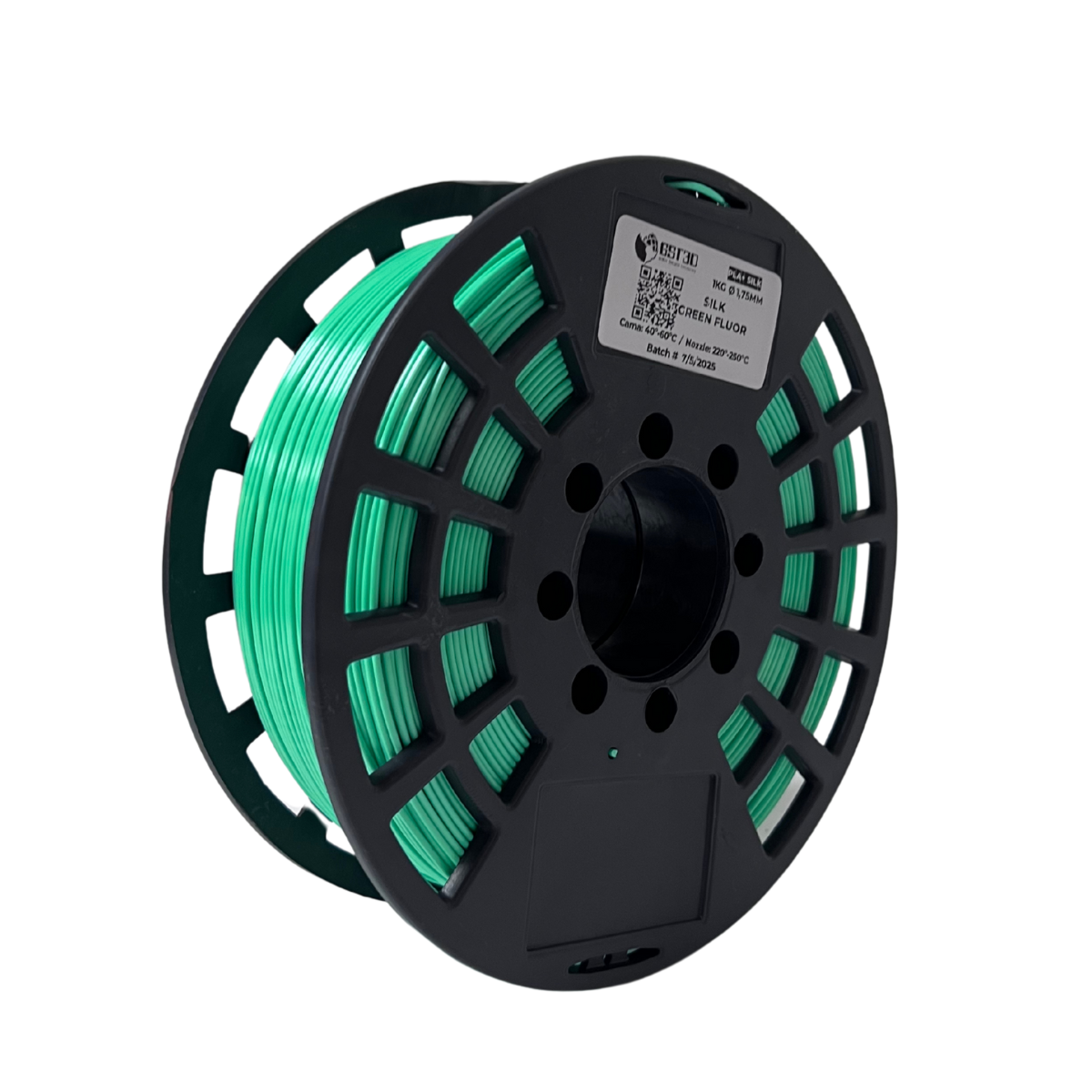 SILK VERDE FLUO GST SIN CAJA PLA Filamento 3D 1.75 1KG
